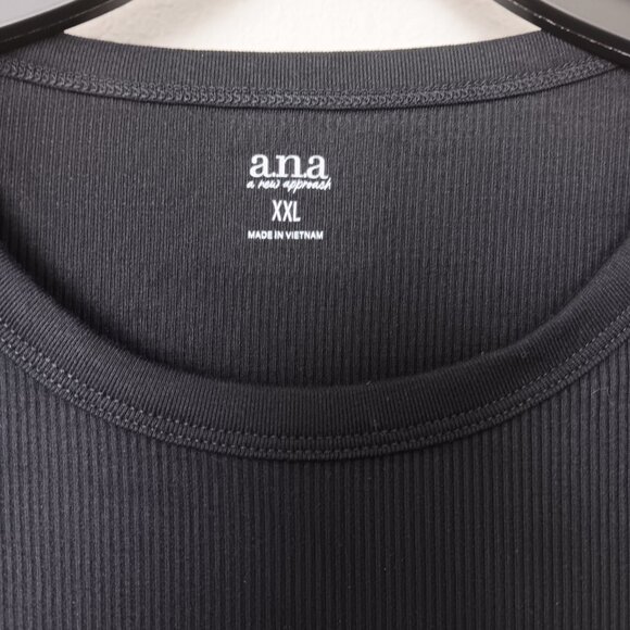 a.n.a womens long sleeve Black sweater size XXL - Picture 2 of 3